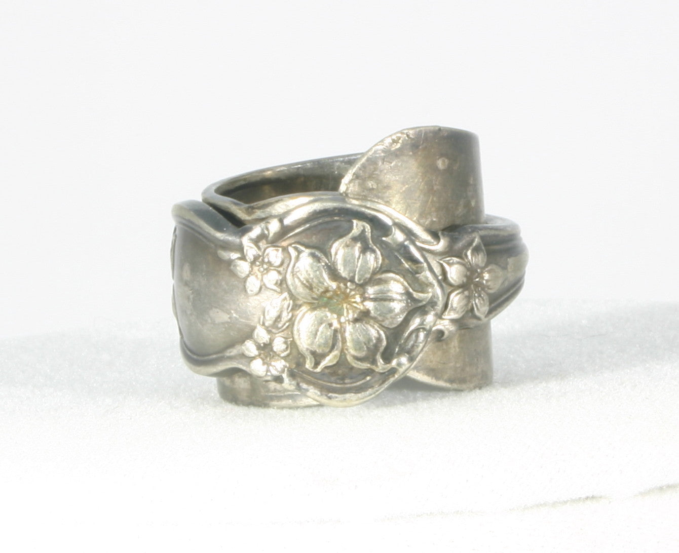 "Butter Me Up" Silver Plated Vintage Upcycled Knife Ring