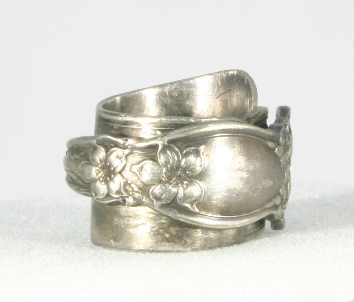 "Butter Me Up" Silver Plated Vintage Upcycled Knife Ring