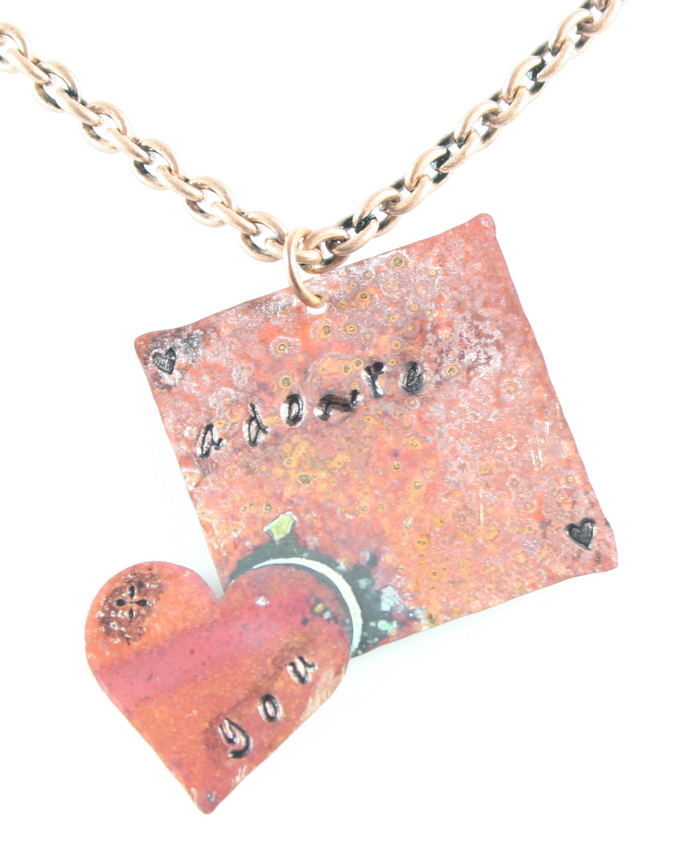 "Adore You" Copper Necklace