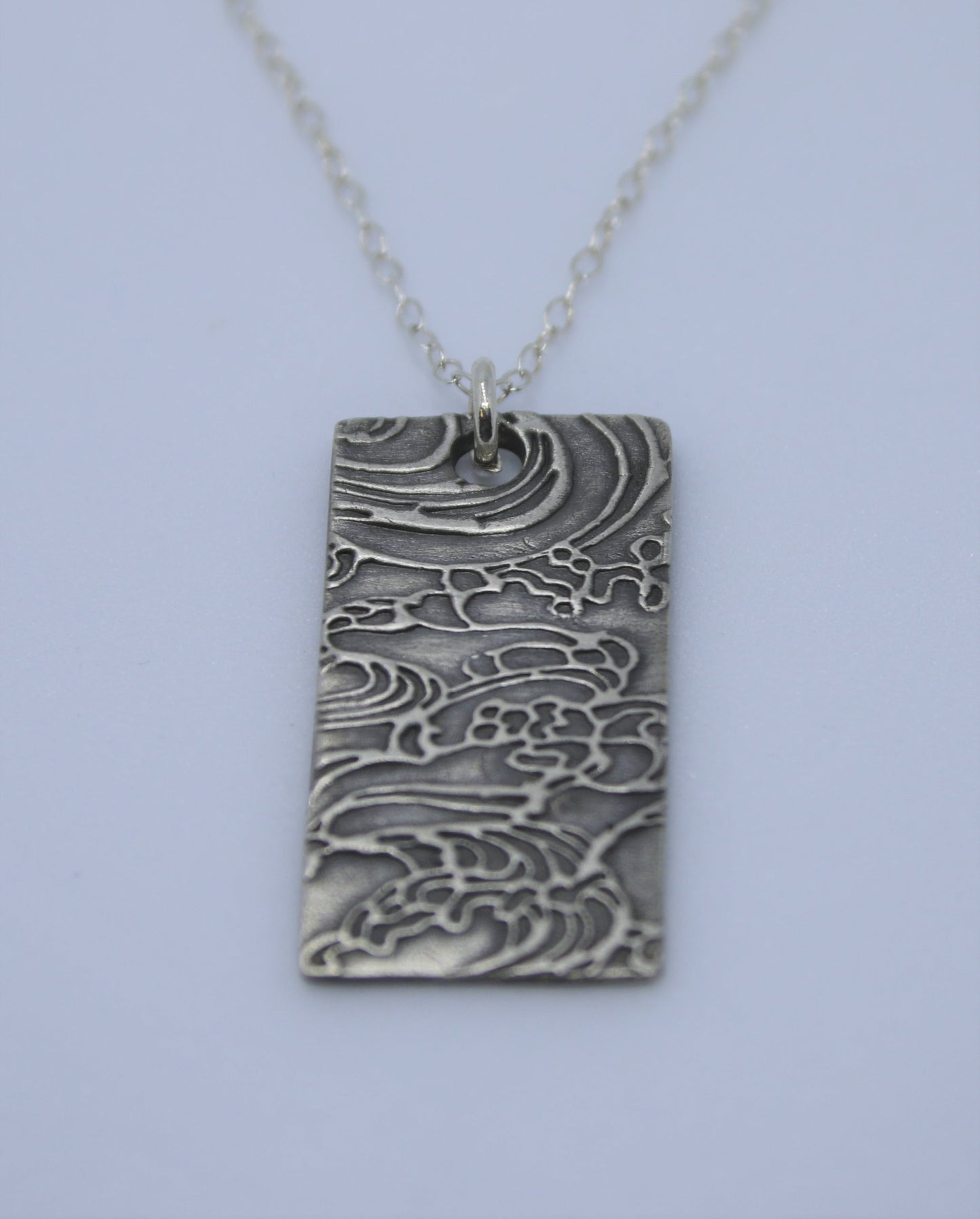 "Make A Scene" Silver and Sterling Silver Necklace