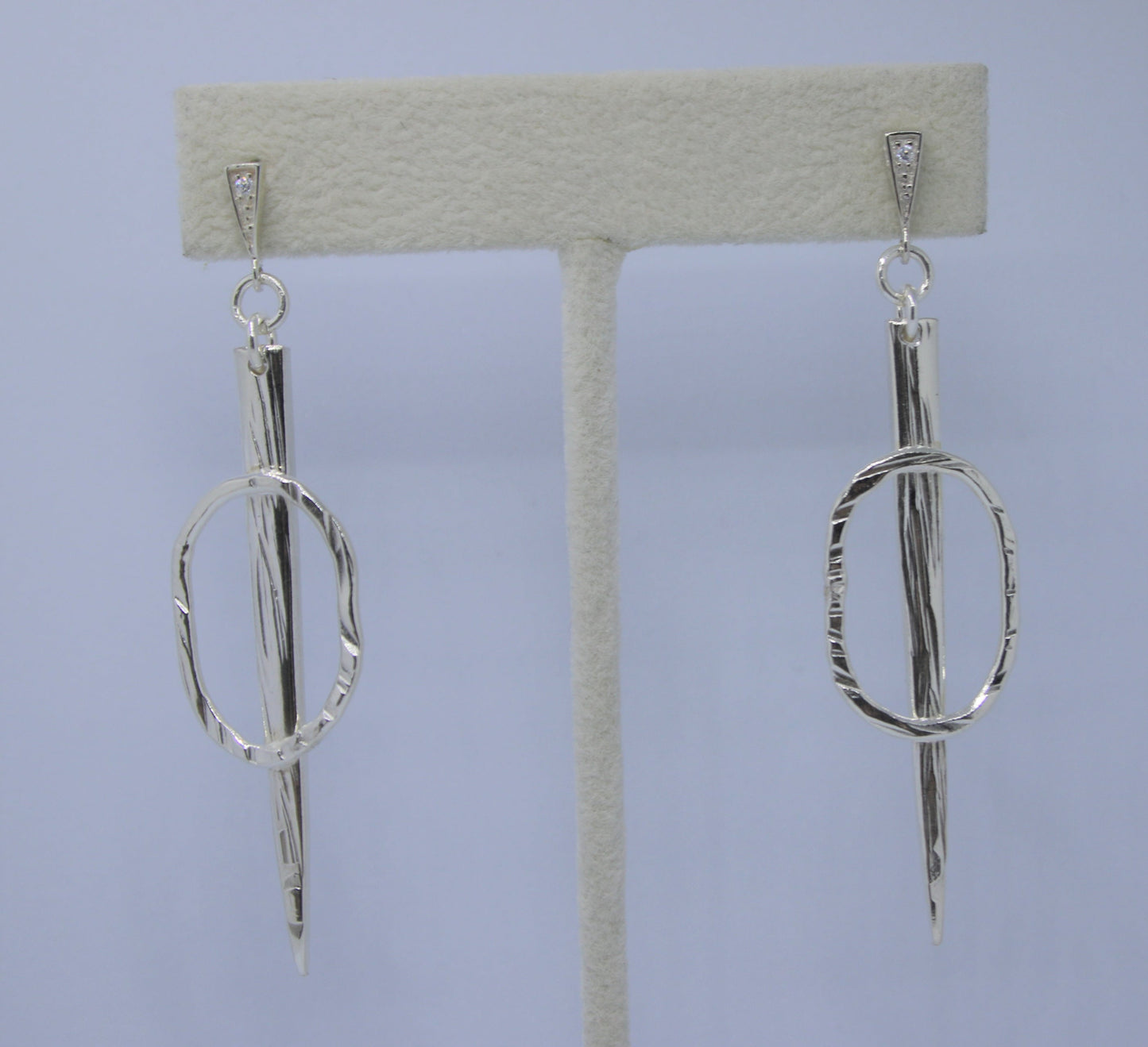 "O Fork!" Sterling Silver Earrings