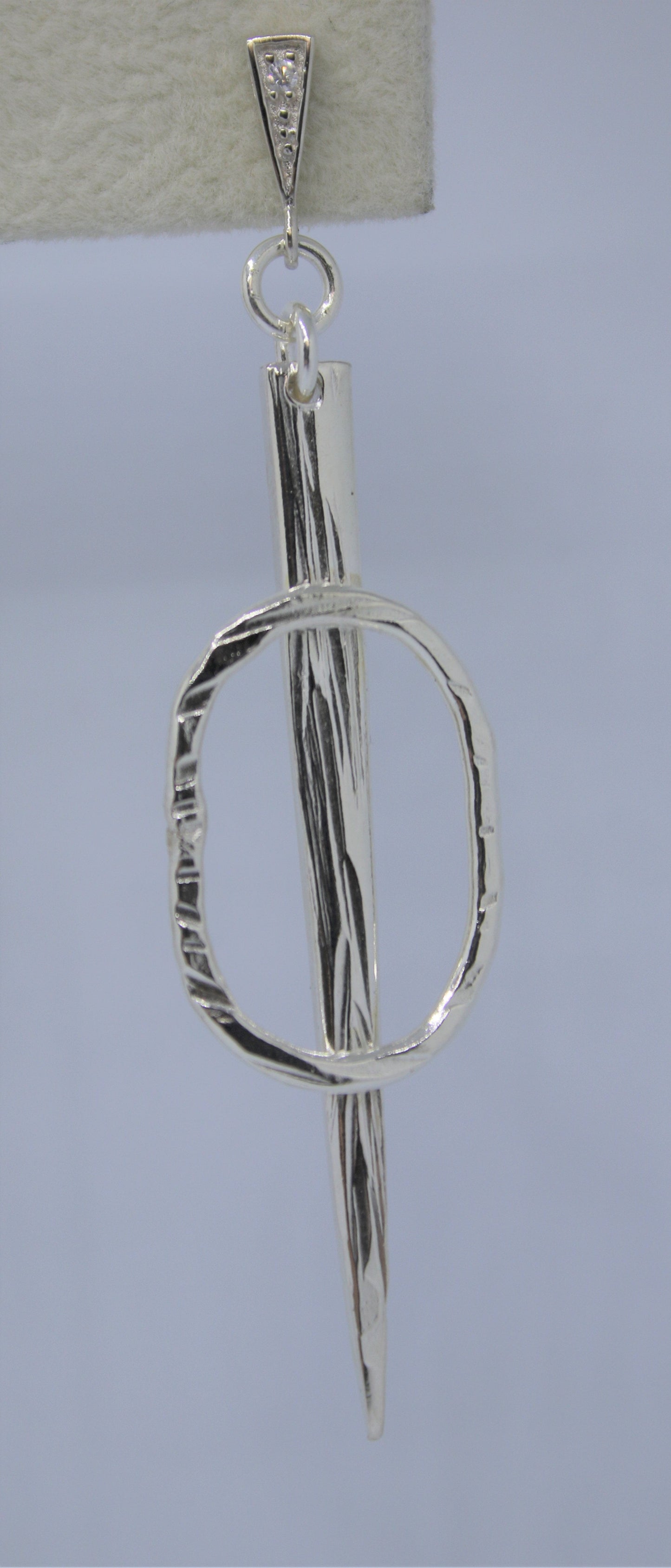 "O Fork!" Sterling Silver Earrings