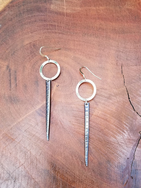 "Feeling Spiky" Sterling Silver Earrings