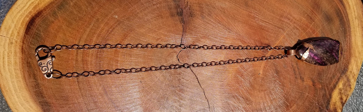 "Eudialyte Beauty" Copper Necklace