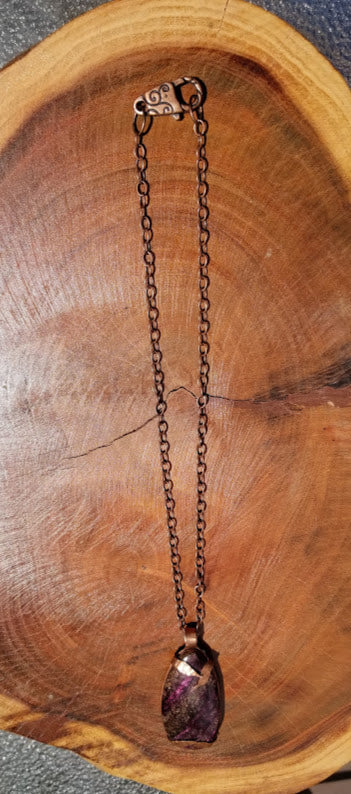 "Eudialyte Beauty" Copper Necklace
