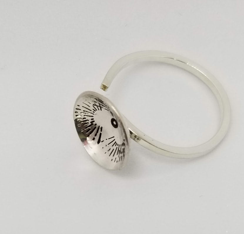 "Burst" Sterling Silver Ring