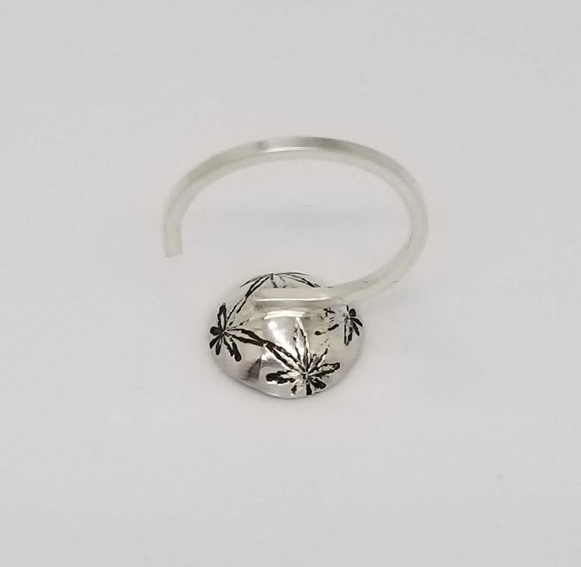 "Hemp-alicious" Sterling Silver Ring