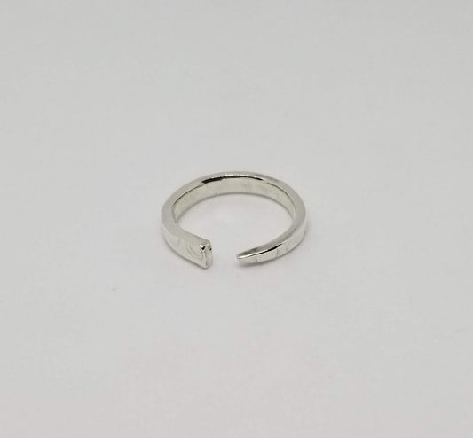 "Open The Forking Bubbly" Sterling Silver Ring