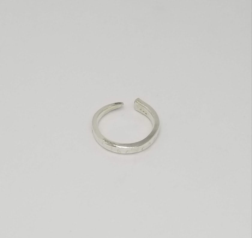 "Open The Forking Bubbly" Sterling Silver Ring
