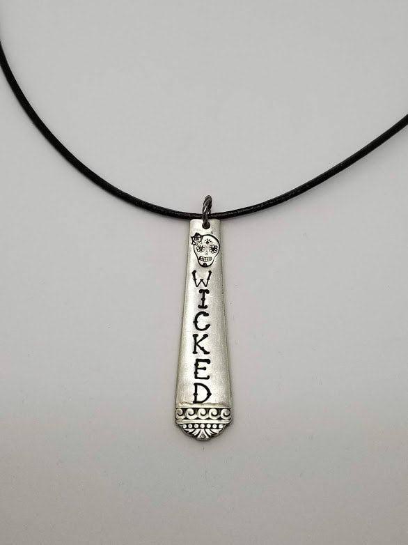 "Wickedly Wonderful" Leather Necklace