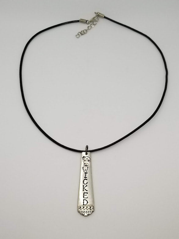 "Wickedly Wonderful" Leather Necklace