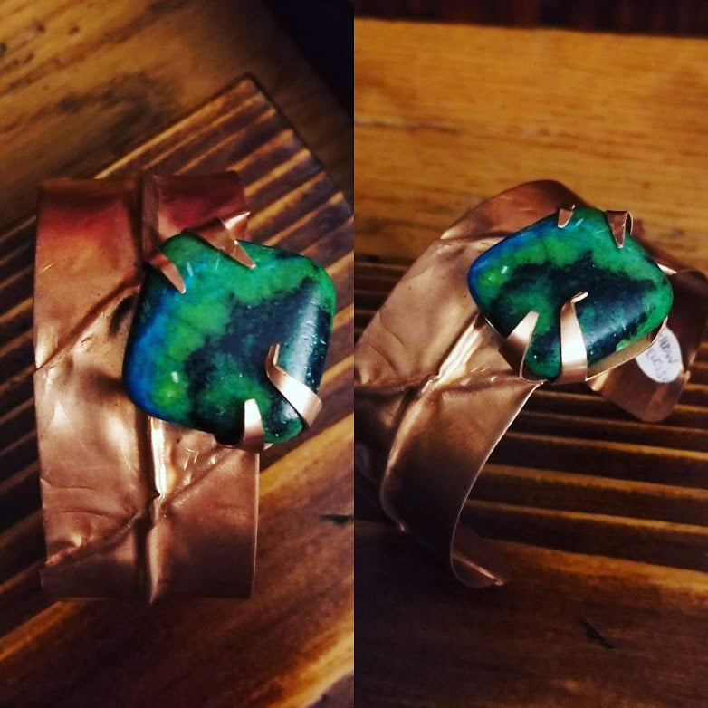 "Island Waters" Copper Cuff Bracelet