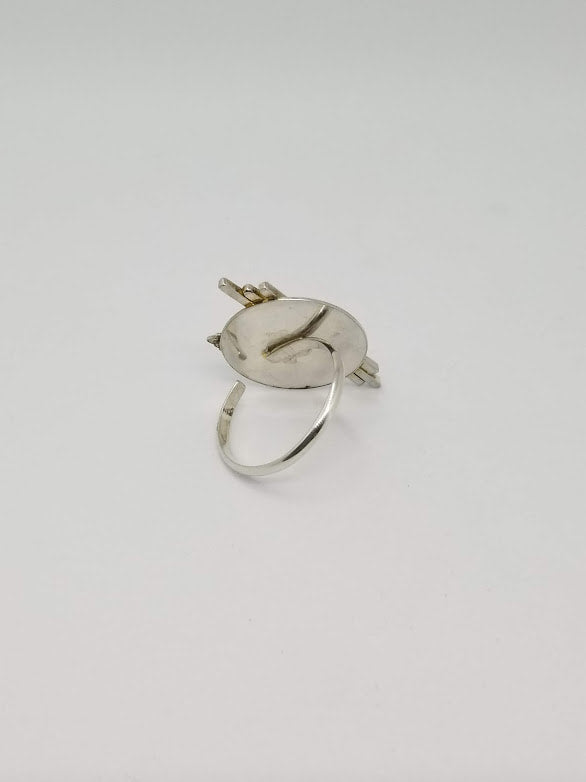 "Modern Lapis" Sterling Silver Ring