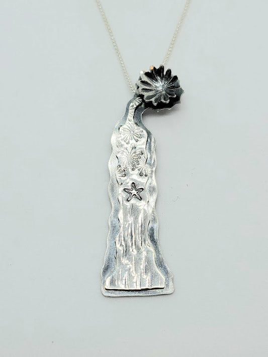 "Big Bang" Sterling Silver Firecracker Necklace