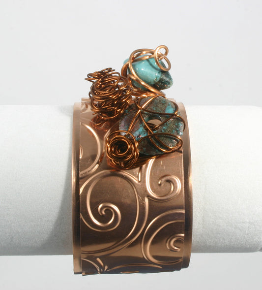 "Copper Madness" Copper Cuff Bracelet