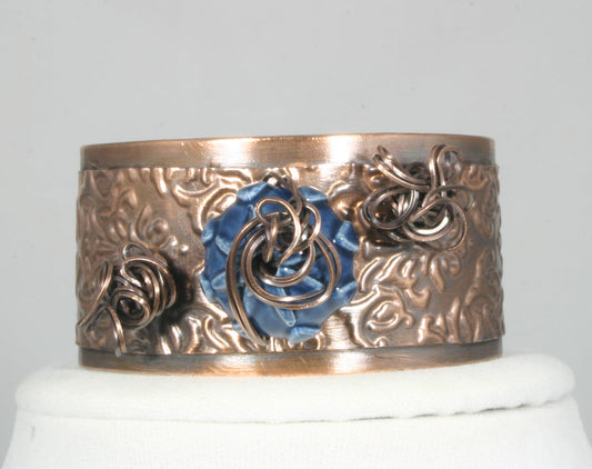 "You Had Me At Hello" Copper Cuff Bracelet