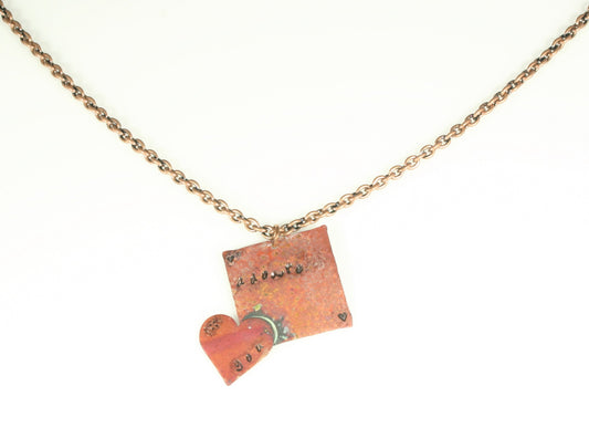 "Adore You" Copper Necklace