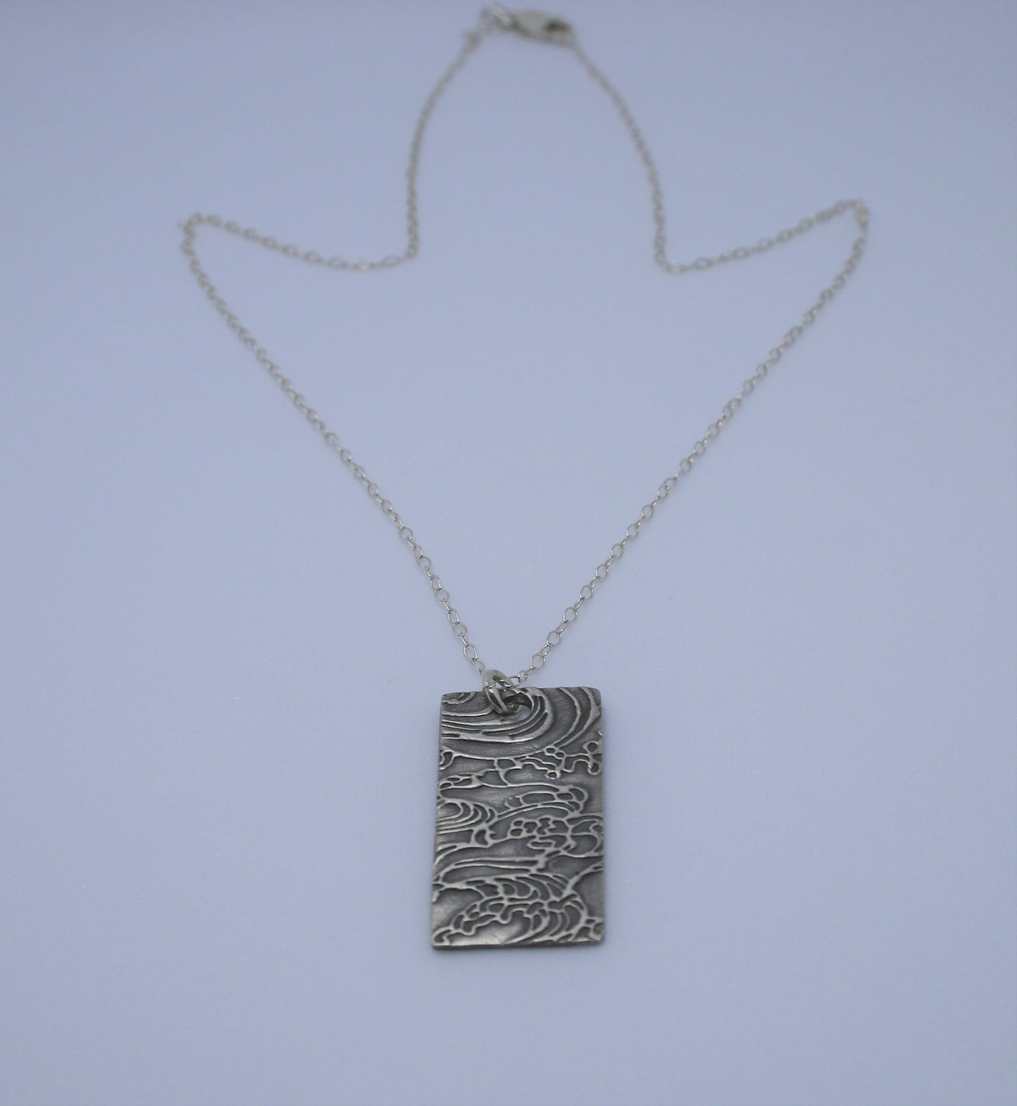 "Make A Scene" Silver and Sterling Silver Necklace