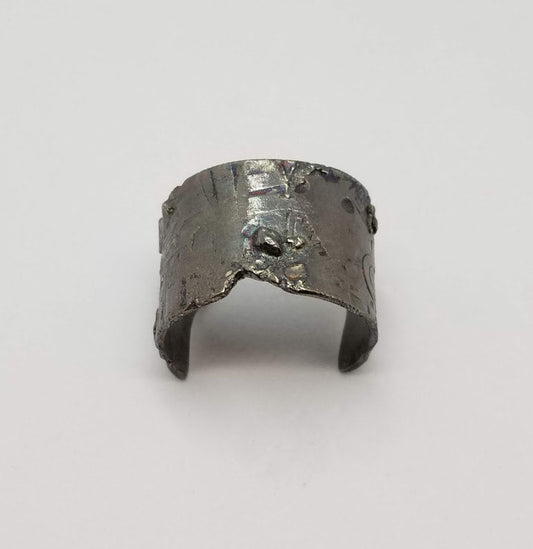"50 Shades of Gray" Sterling Silver Ring