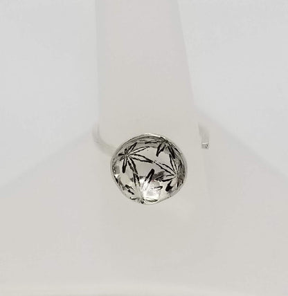 "Hemp-alicious" Sterling Silver Ring