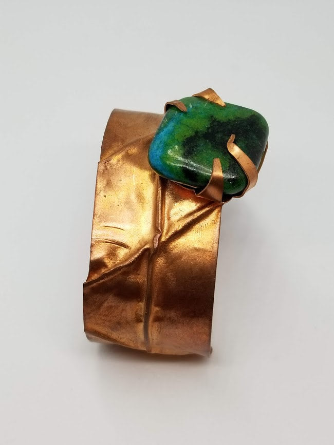 "Island Waters" Copper Cuff Bracelet