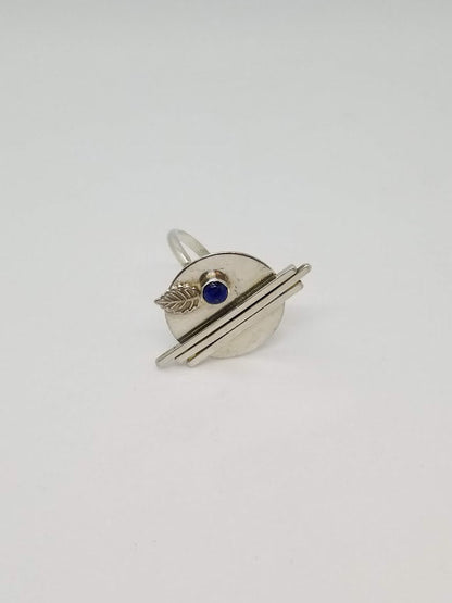 "Modern Lapis" Sterling Silver Ring