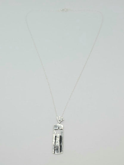 "Light My Fire" Sterling Silver Necklace