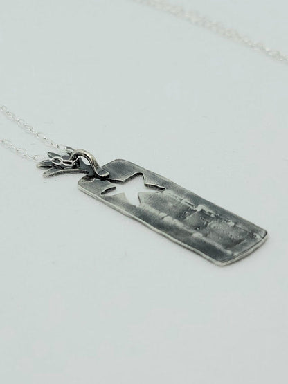 "Light My Fire" Sterling Silver Necklace