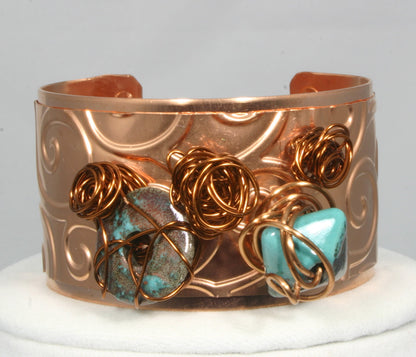 "Copper Madness" Copper Cuff Bracelet