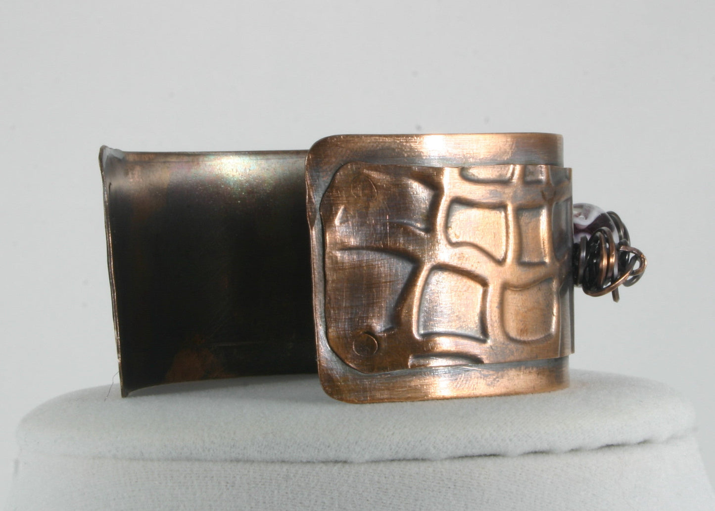 "All In A Row" Copper Cuff Bracelet